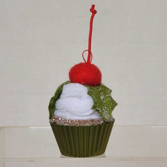 Hallmark 2018 Holly Jolly Delight Christmas Cupcake Keepsake Ornament No. 9 - Picture 8 of 14